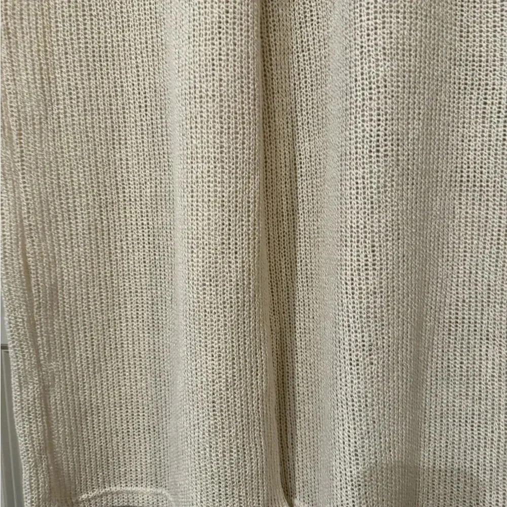 🍀 FREE PEOPLE HAILEY PANT NWT SIZE LARGE IN IVORY - Picture 4 of 6